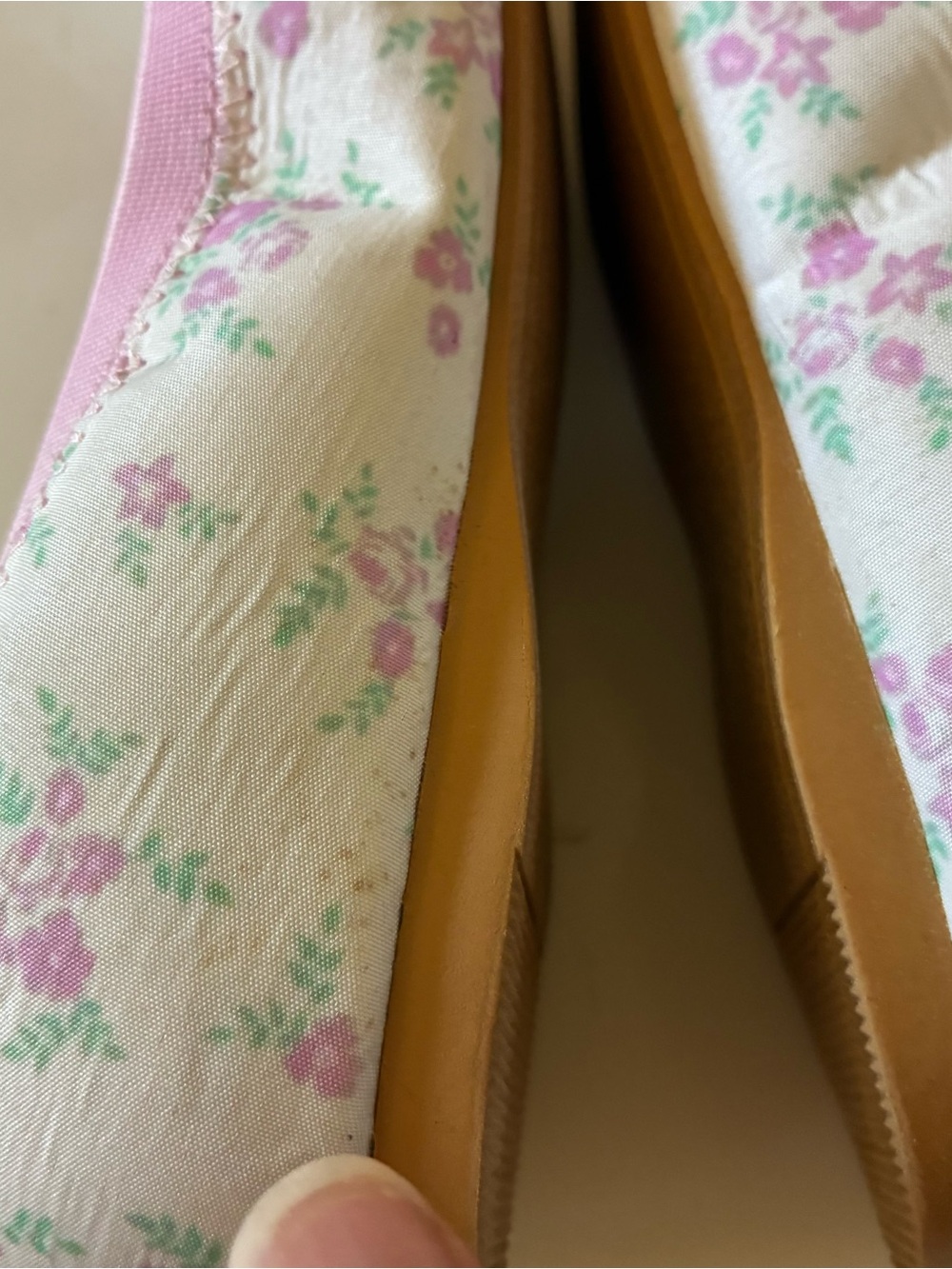 Nordstrom Rack Girls Remma floral ballet flats with bow details Size 4M - Picture 14 of 14